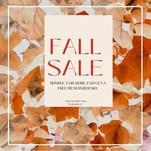 FALL SALE 🤎🤎🤎2 OR MORE BUNDLE GET A FREE ITEM UNDER $10🤎🤎🤎